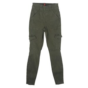 SPANX Kids Girls Olive Green Cargo Pants Size S/CH/P 22W x 29L